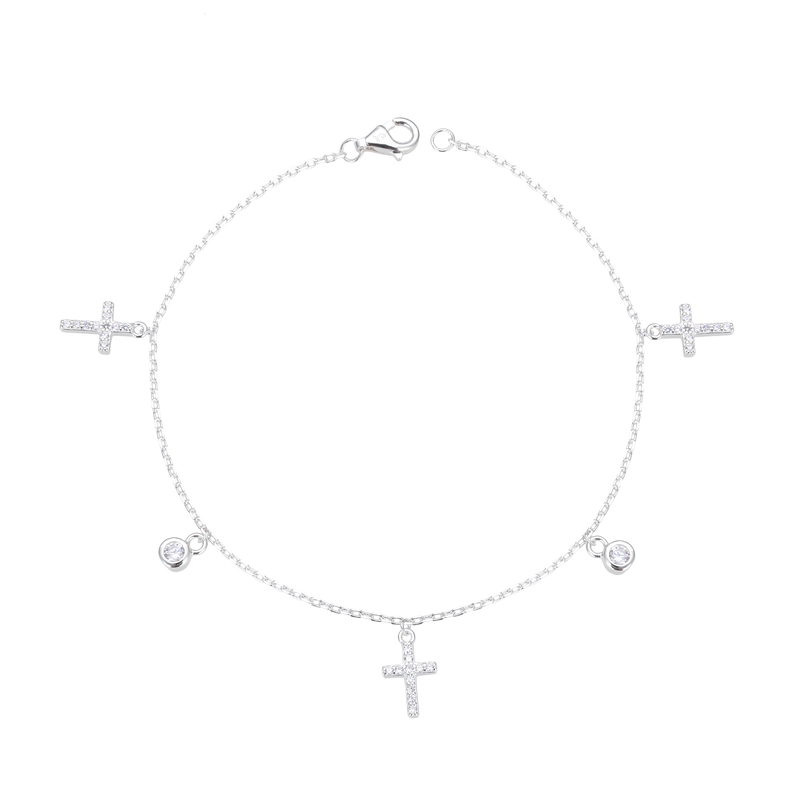 Pulsera de Cruces y Puntos de Luz