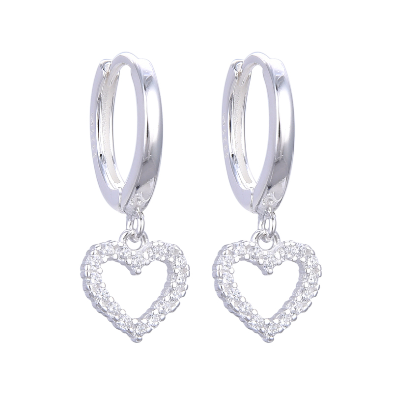 Huggies de Corazón  14mm 